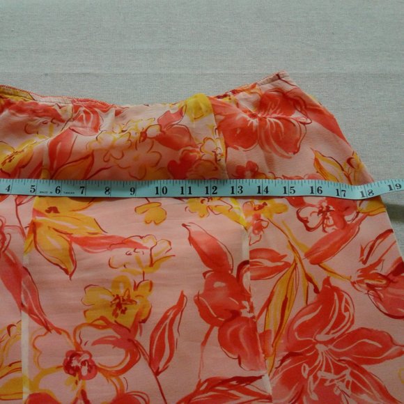 LA RUE 39  PETITE Women  SILK  Skirt 6P - Picture 5 of 8